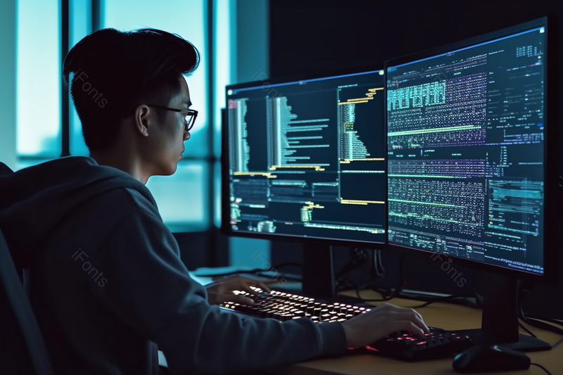 代码闪现程序员敲键盘工作,高清,摄影图,摄影图片,图片大全,摄影图免费下载